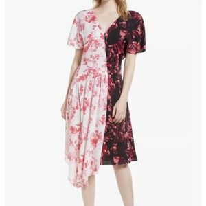Floral V-Neck Women Dress